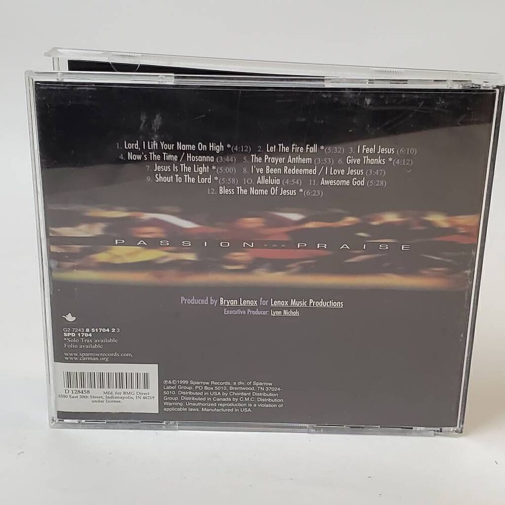 CARMAN - PASSION FOR PRAISE, VOLUME ONE [CD] - Picture 3 of 3